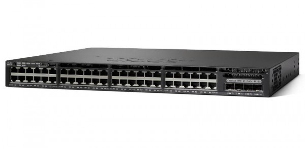 Коммутатор Cisco WS-C3650-48FS-E Catalyst 3650 48 Port Full PoE 4x1G Uplink IP Services