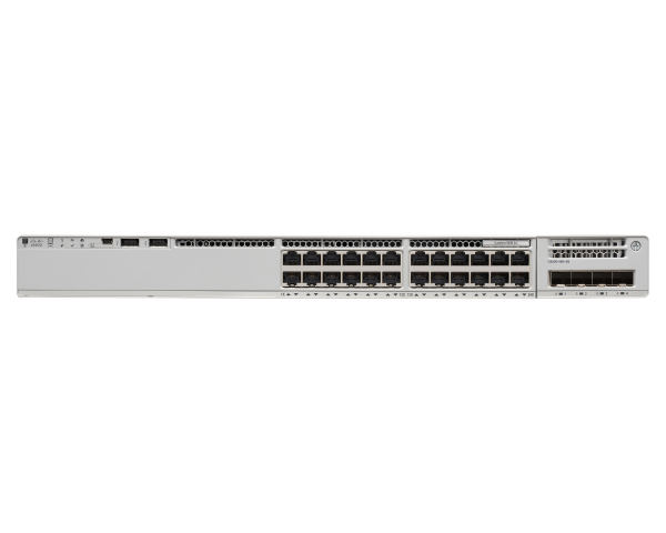 Коммутатор Cisco C9200L-24P-4G-E - 24 х PoE+, 4 x 1G, Network Essentials