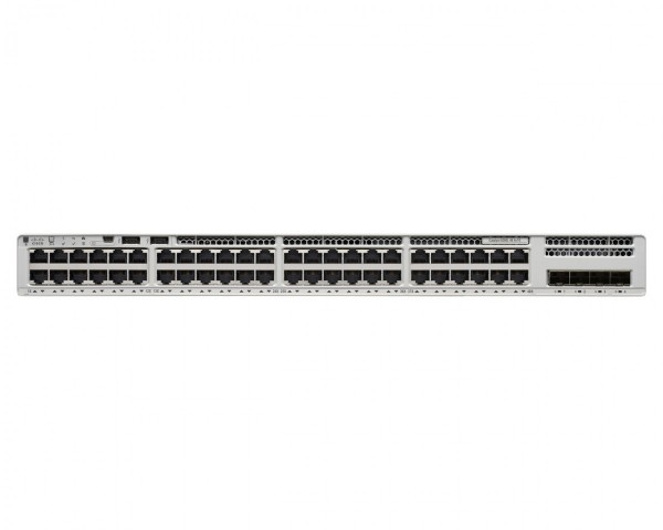 Коммутатор Cisco C9300L-48T-4X-E - 48-port 1G copper with fixed 4x10G/1G SFP+ uplinks, data only Network Essentials