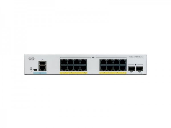 Коммутатор Cisco C1000-16T-2G-L - 16xGE, 2x1G SFP