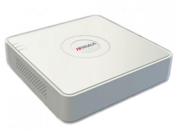 HiWatch DS-H104UA - 4-канальный гибридный HD-TVI регистратор c технологией AoC (аудио по коаксиальному кабелю)