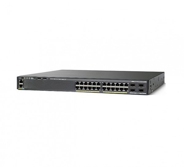 Коммутатор Cisco WS-C2960X-24PS-L Catalyst - 24 x GigE, PoE 370W, 4x1G SFP, LAN Base