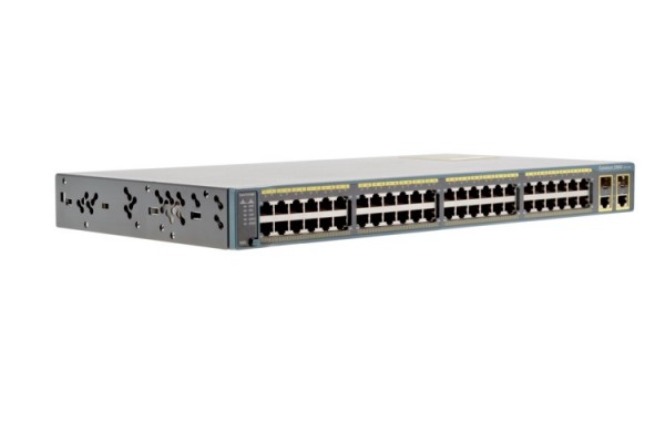 Коммутатор Cisco WS-C2960R+48PST-S - 48x10/100 PoE, 2x1000BT, 2xSFP, LAN Lite, Russia
