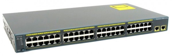 Коммутатор Cisco WS-C2960R+48TC-L - 48x10/100 + 2xT/SFP LAN Base, Russia