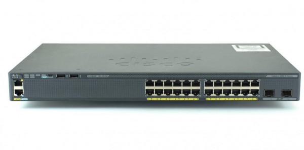 Коммутатор Cisco WS-C2960X-24TD-L - 24xGigE, 2x10G SFP+, LAN Base