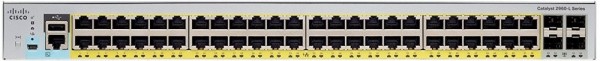 Коммутатор Cisco WS-C2960L-48PS-LL Catalyst 48 port GigE with PoE, 4 x 1G SFP, LAN Lite