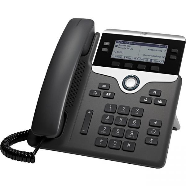 Телефон Cisco IP Phone CP-7841-K9 монохромный LCD 3.5