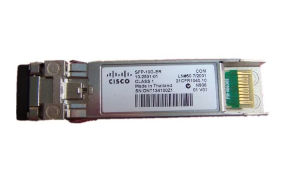 Модуль Cisco SFP-10G-ER - 10GBASE-ER SFP+, 1550 нм, 40 км, SMF