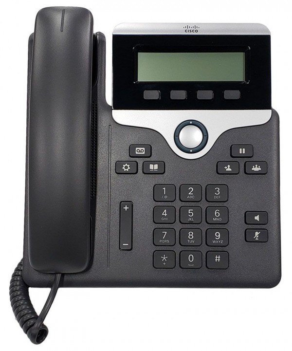 Телефон Cisco CP-7811-K9 - 1 SIP линия, ч/б дисплей