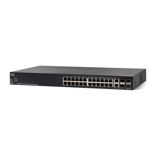 Коммутатор Cisco SG350X-24-K9-EU 24-port Gigabit Stackable Switch