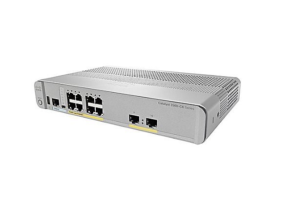 Коммутатор Cisco WS-C3560CX-8PT-S - PD PSE 8 Port PoE, 1G Uplinks IP Base