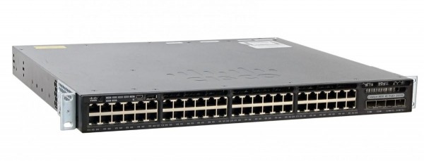 Коммутатор Cisco WS-C3650-48FD-S - 48xGE Full PoE, 2x10G SFP, IP Base