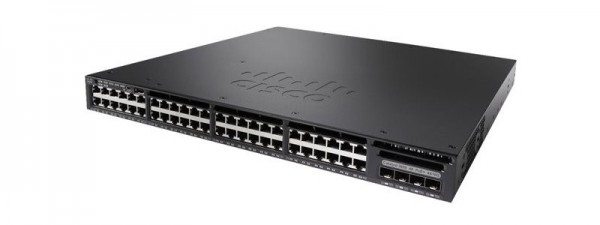 Коммутатор Cisco WS-C3650-48FQ-S Catalyst 3650 48 Port Full PoE 4x10G Uplink IP Base