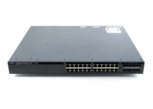 Коммутатор Cisco WS-C3650-24PS-S - 24xGE, PoE+, 4x1G SFP, IP Base
