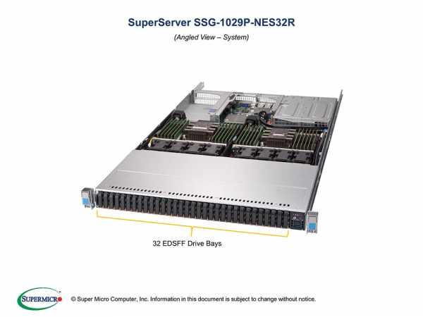 Supermicro SuperStorage 1029P-NES32R (Black)