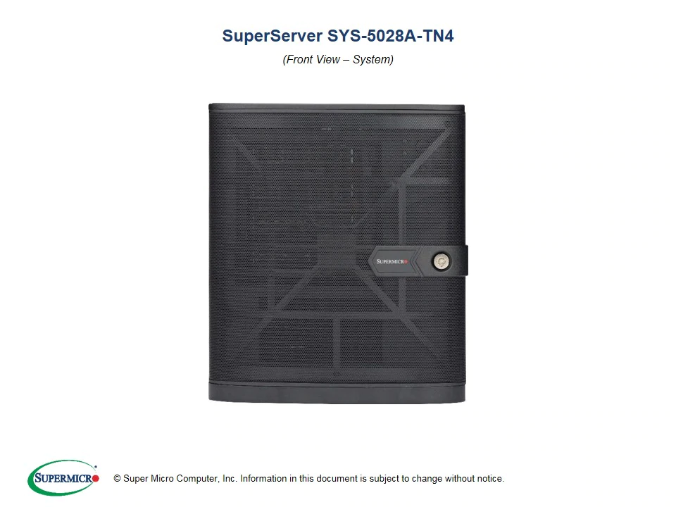 Supermicro 5028A-TN4
