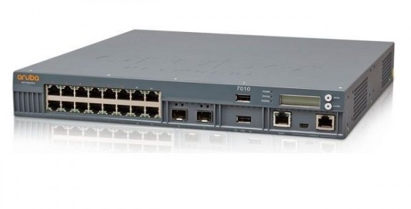 Контроллер WiFi Aruba 7010 (RW) 16p 150W PoE+ 10/100/1000BASE-T 1G BASE-X SFP 32 AP and 2K Clients Controller