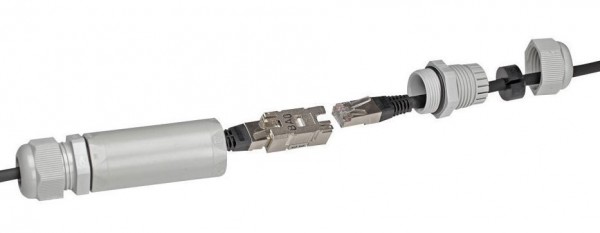 NETWORK CABLE COUPLER IP66