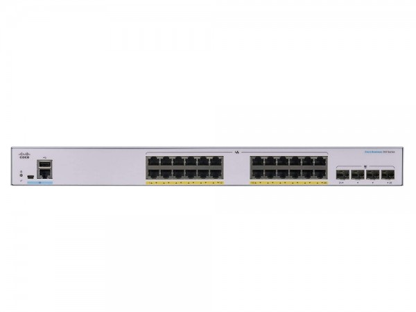 Коммутатор Cisco SB CBS350-24P-4X-EU Managed 24-port GE, PoE, 4x10G SFP+