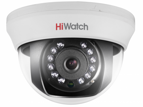 HiWatch DS-T101 (2.8MM) - 1 Мп купольная HD-TVI видеокамера с ИК-подсветкой до 20м