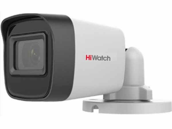 HiWatch DS-T500(C) 2.8MM - 5Мп уличная цилиндрическая HD-TVI камера с EXIR-подсветкой до 30м