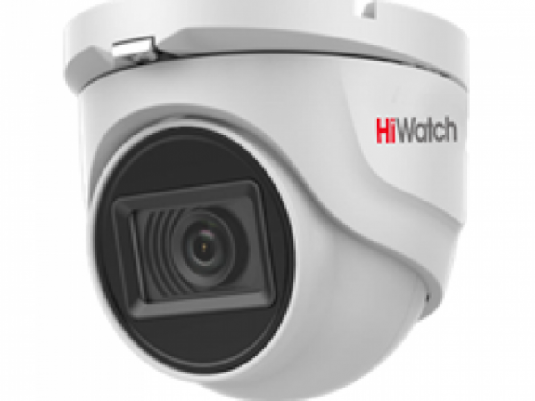 HiWatch DS-T203A (3.6MM) - 2 Мп купольная HD-TVI видеокамера с EXIR-подсветкой до 30 м и микрофоном