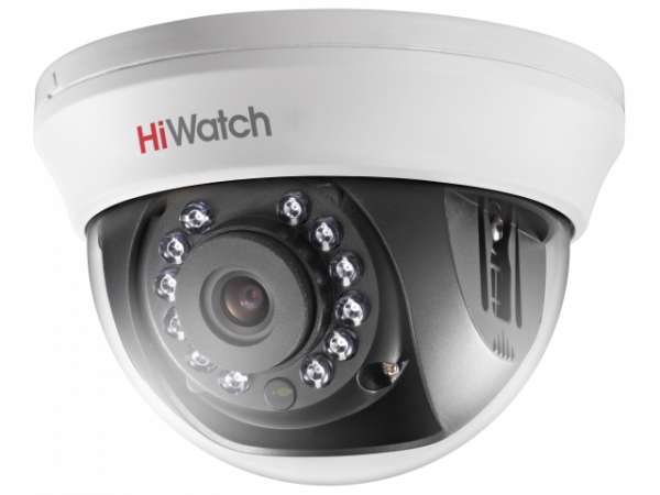 HiWatch DS-T201(B) 3.6MM - 2Мп купольная HD-TVI видеокамера с ИК-подсветкой до 20м