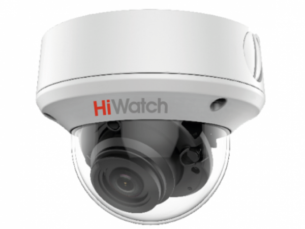 HiWatch DS-T208S (2.7-13.5MM) - 2 Мп купольная HD-TVI камера с EXIR-подсветкой до 60 м
