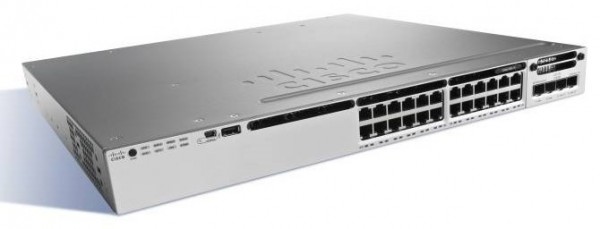 Коммутатор Cisco WS-C3850-24T-E - 24 х 10/100/1000 Ethernet, IP Services