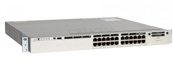 Коммутатор Cisco WS-C3850-24T-S - 24 x 1 Гбит/сек, IP Base