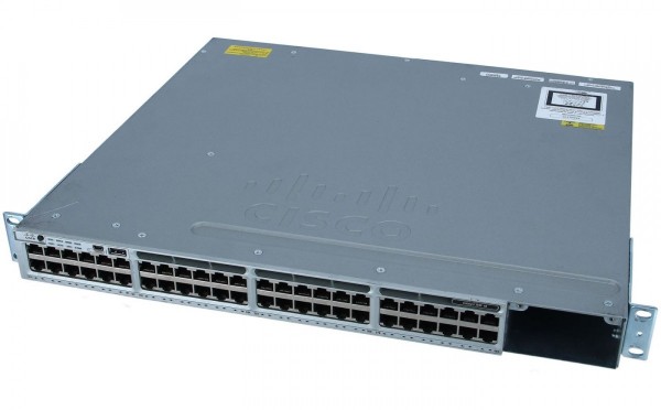 Коммутатор Cisco WS-C3850-48T-L - 48xGE, LAN Base, 350WAC