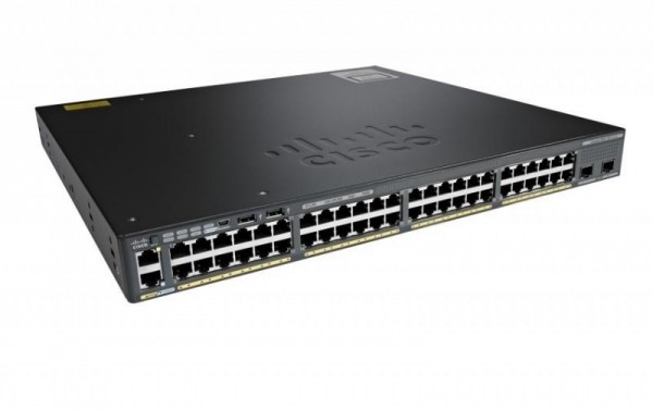 Коммутатор Cisco  WS-C2960X-48FPD-L - 48xGigE, PoE 740 Вт, 2x10G SFP+, LAN Base