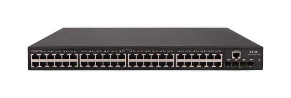 H3C S5130S-52S-PWR-EI-AC L2 Ethernet Switch with 48*10/100/1000BASE-T PoE+ Ports (AC 370W) and 4*1G/10G BASE-X SFP Plus Ports,(AC)