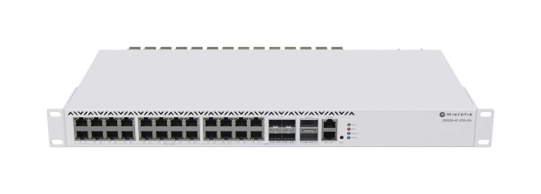 Коммутатор Mikrotik CRS326-4C+20G+2Q+RM - 20x2.5GE, 4x2.5G ETH/10G SFP+, 2x40G QSFP+