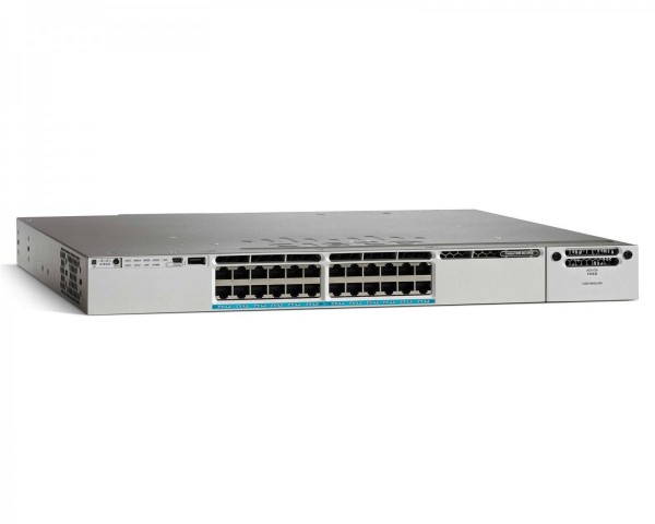 Коммутатор Cisco WS-C3850-24XU-S - 24 mGig UPoE, IP Base