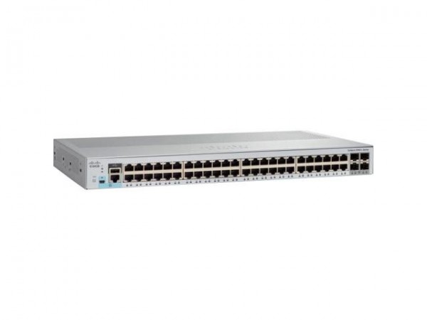 Коммутатор Cisco WS-C2960L-48TS-LL - 48 port GigE, 4 x 1G SFP, LAN Lite
