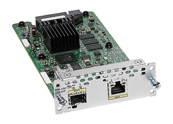 Модуль Cisco NIM-1GE-CU-SFP 1-port GE WAN NIM, dual-mode RJ45 & SFP