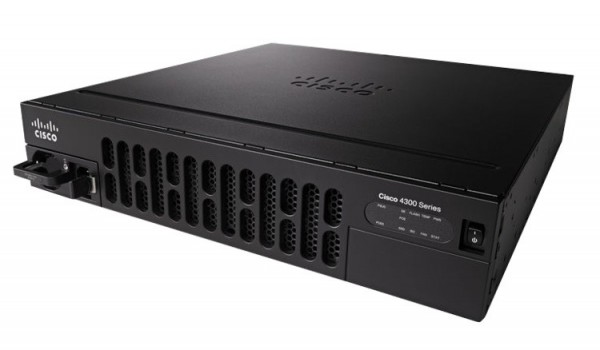 Маршрутизатор Cisco ISR4351/K9 - 3xGE, 3xNIM, 1xISC, 2xSM, 4 Гб Flash, 4 Гб DRAM