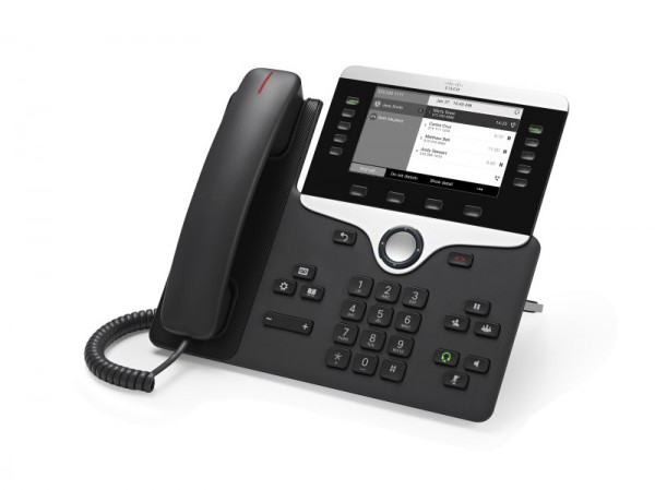 Телефон Cisco IP Phone CP-8811-K9 - 5 x SIP, монохромный LCD 5" (800x480), без блока питания.