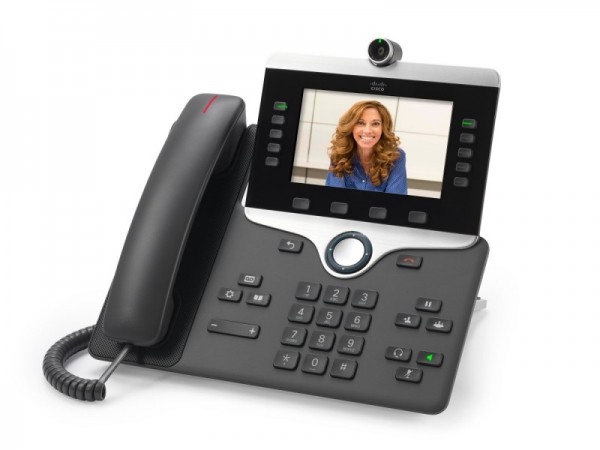 Телефон Cisco CP-8845-K9 IP Phone - видеотелефон 720p, 5