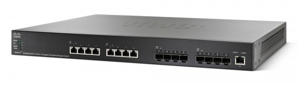 Коммутатор Cisco SG550XG-8F8T-K9-EU 16-Port 10G Stackable Managed Switch