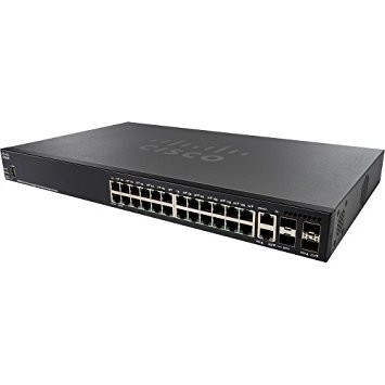 Коммутатор Cisco SG350X-24P-K9-EU 24-port Gigabit POE Stackable Switch